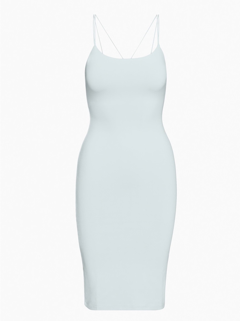 Aritzia Babaton Contour Scoopback Dress - Pale Blue Women’s size Small